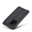 LC.IMEEKE Retro Style Leather Card Holder Case for Samsung Galaxy Note20 Ultra/Note20 Ultra 5G - Black - 7