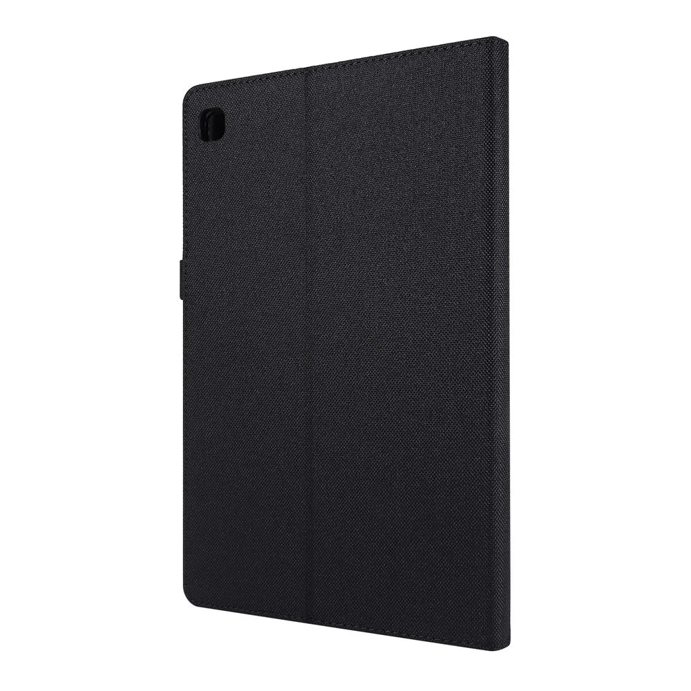 Shockproof Anti-scratch Cloth Texture Card Slots Stand Leather Tablet Cover for Samsung Galaxy Tab A7 10.4 (2020) / (2022) T500 - Black - 5