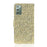 Glittery Powder Splicing Wallet Stand Leather Shell for Samsung Galaxy Note20 4G/5G - Gold - 2