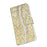 Glittery Powder Splicing Wallet Stand Leather Shell for Samsung Galaxy Note20 4G/5G - Gold - 5