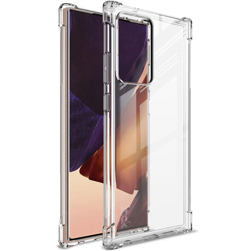 IMAK Silky Anti-drop TPU Soft Cover + Screen Protector Film for Samsung Galaxy Note20 Ultra/Note20 Ultra 5G - Transparent - 1