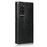 Crazy Horse Genuine Leather Wallet Cover Case for Samsung Galaxy Note20 Ultra/Note20 Ultra 5G - Black - 5