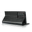 Crazy Horse Genuine Leather Wallet Cover Case for Samsung Galaxy Note20 Ultra/Note20 Ultra 5G - Black - 6