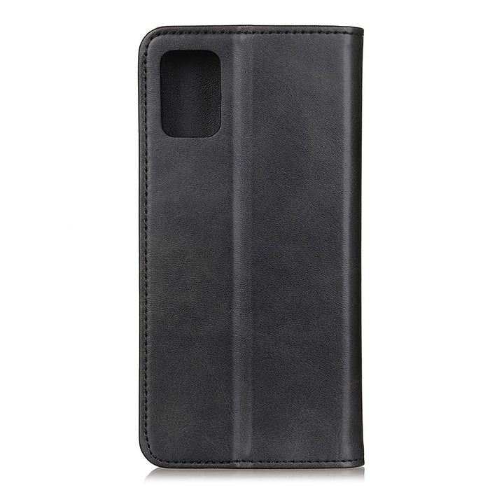Magnetic Closure Scratch-resistant Split Leather Phone Cover for Samsung Galaxy S20 FE/S20 Fan Edition/S20 FE 5G/S20 Fan Edition 5G/S20 Lite - Black - 7