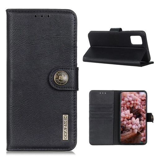 KHAZNEH Wallet Leather Cover for Samsung Galaxy S20 FE 4G/5G/S20 Lite/S20 FE 2022 - Black - 1