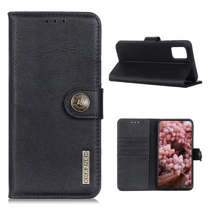 KHAZNEH Wallet Leather Cover for Samsung Galaxy S20 FE 4G/5G/S20 Lite/S20 FE 2022 - Black - 1