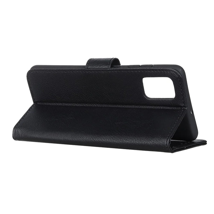 KHAZNEH Wallet Leather Cover for Samsung Galaxy S20 FE 4G/5G/S20 Lite/S20 FE 2022 - Black - 6