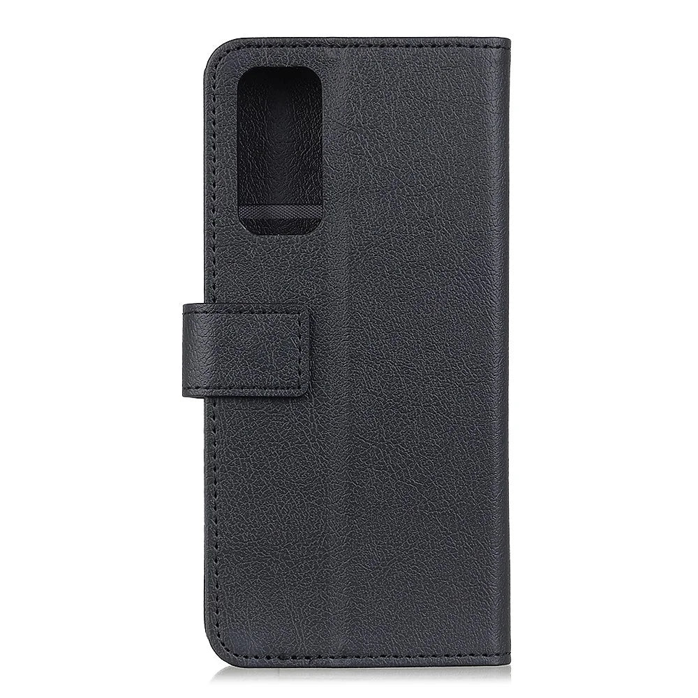 PU Leather Wallet Stand Cell Phone Shell for Samsung Galaxy S20 FE/S20 Fan Edition/S20 FE 5G/S20 Fan Edition 5G/S20 Lite/S20 Lite - Black - 3