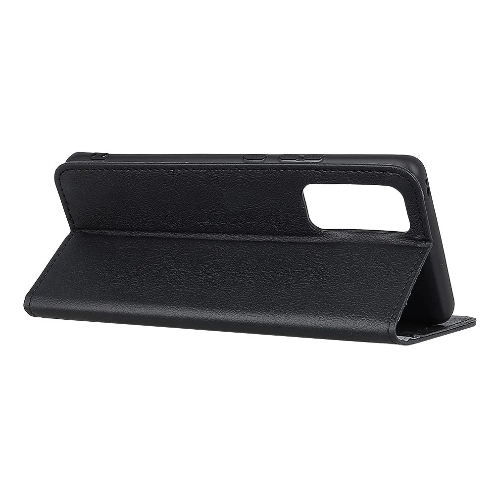 PU Leather Wallet Stand Cell Phone Shell for Samsung Galaxy S20 FE/S20 Fan Edition/S20 FE 5G/S20 Fan Edition 5G/S20 Lite/S20 Lite - Black - 4