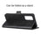 Anti-scratch Shockproof Magnetic Clasp Leather Phone Case Shell for Samsung Galaxy S20 FE 4G/5G/S20 Lite/S20 FE 2022 - Black - 3