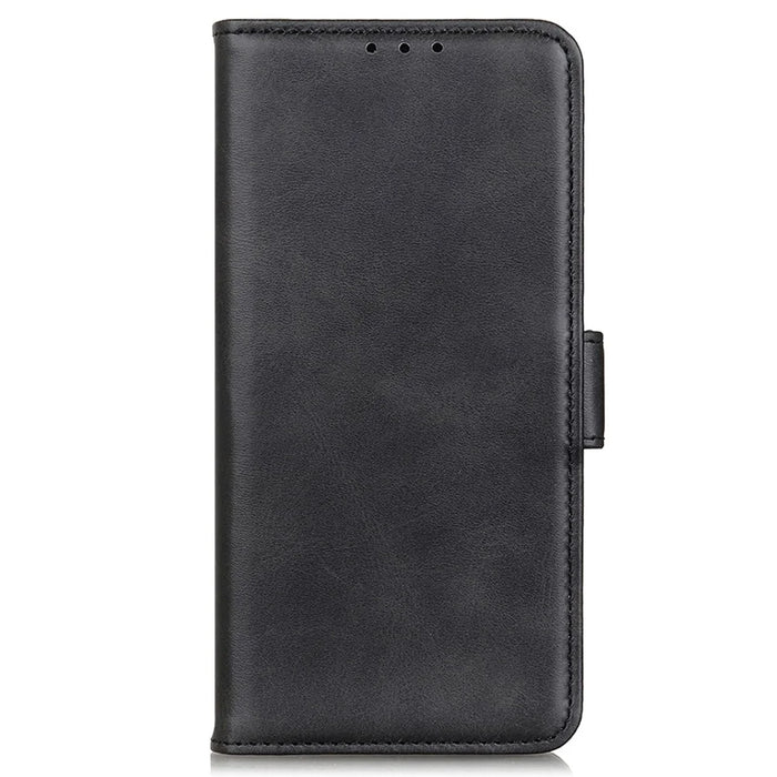 Anti-scratch Shockproof Magnetic Clasp Leather Phone Case Shell for Samsung Galaxy S20 FE 4G/5G/S20 Lite/S20 FE 2022 - Black - 7