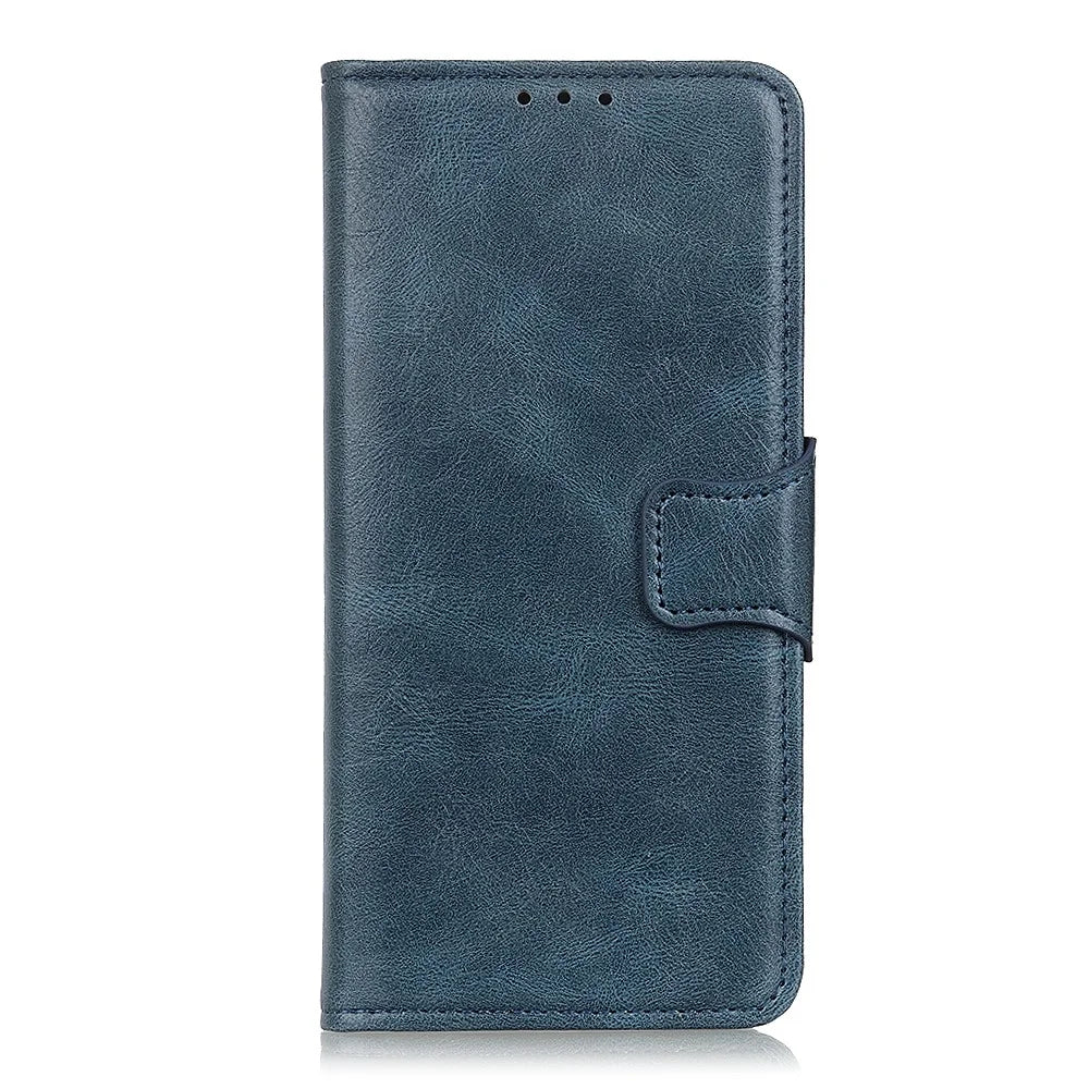 Crazy Horse Texture Leather Phone Cover for Samsung Galaxy S20 FE/S20 Fan Edition/S20 FE 5G/S20 Fan Edition 5G/S20 Lite - Blue - 2