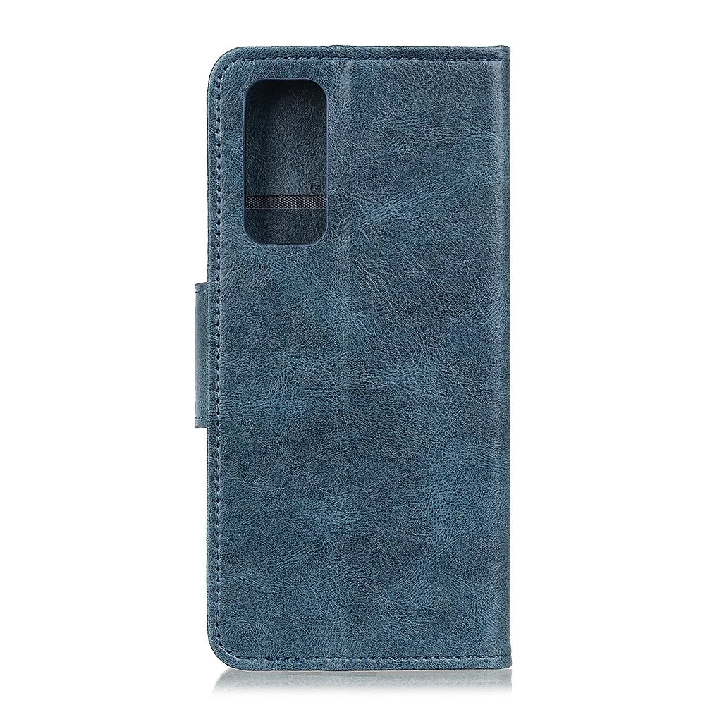 Crazy Horse Texture Leather Phone Cover for Samsung Galaxy S20 FE/S20 Fan Edition/S20 FE 5G/S20 Fan Edition 5G/S20 Lite - Blue - 3