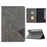 Geometric Pattern Cool Design Protector Stand Leather Case for Samsung Galaxy Tab S7 T870 / S8 - Grey - 1