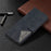 BINFEN COLOR For Samsung Galaxy A21s Phone Cases Wallet Stand Geometry Imprint Leather Cover - Black - 4