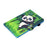 Printing Skin Leather with Card Holder Tablet Shell for Samsung Galaxy Tab S7 T870 / S8 - Panda and Bamboo - 5