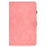 Solid Color Leather Tablet Protective Shell for Samsung Galaxy Tab A7 10.4 (2020) / (2022) T500 with Card Slot - Pink - 2