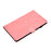 Solid Color Leather Tablet Protective Shell for Samsung Galaxy Tab A7 10.4 (2020) / (2022) T500 with Card Slot - Pink - 6