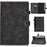 Solid Color Leather Tablet Protective Shell for Samsung Galaxy Tab S7 T870 / S8 - Black - 1