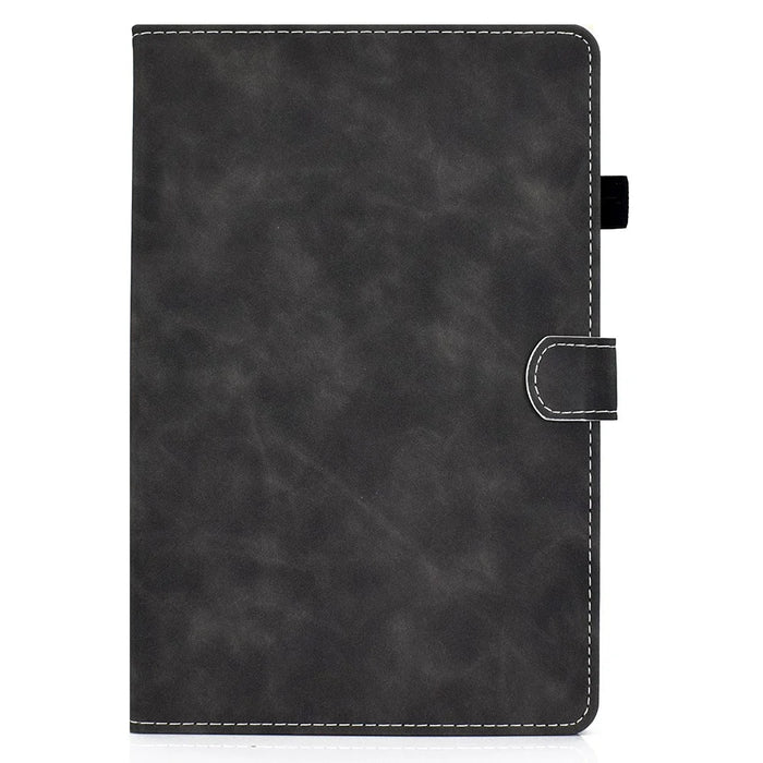 Solid Color Leather Tablet Protective Shell for Samsung Galaxy Tab S7 T870 / S8 - Black - 2