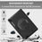 For Samsung Galaxy Tab S7+ / S8+ 360° Swivel Kickstand PC + TPU Tablet Case with Pen Slot and Hand Strap - Black - 2