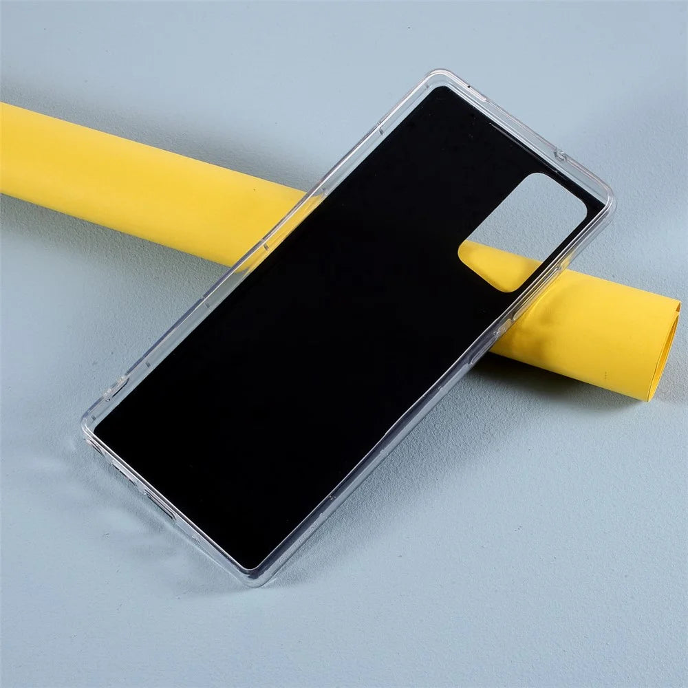 Sparkle Starry Sky Epoxy TPU Shell Case for Samsung Galaxy Note20 4G/5G - Black - 5