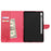 Imprint Butterfly Flower Wallet Leather Flip Shell for Samsung Galaxy Tab S6 T860 T865 - Rose - 4