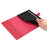 Imprint Butterfly Flower Wallet Leather Flip Shell for Samsung Galaxy Tab S6 T860 T865 - Rose - 7