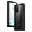 REDPEPPER for Samsung Galaxy Note20 4G/5G IP68 Waterproof Phone Case [Support Fingerprint Unlock ] [Clear Back] - Black - 1