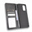 Vintage Protector Wallet Stand Leather Cover for Samsung Galaxy S20 Lite/S20 Fan Edition/FE 4G/5G - Black - 5