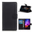 Litchi Skin Texture Wallet Leather Stand Protective Case for Samsung Galaxy A42 5G - Black - 1