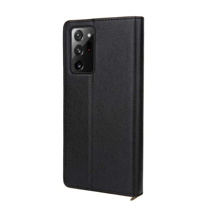 CMAI2 PU Leather Card Holder Case for Samsung Galaxy Note20 4G/5G - Black - 3
