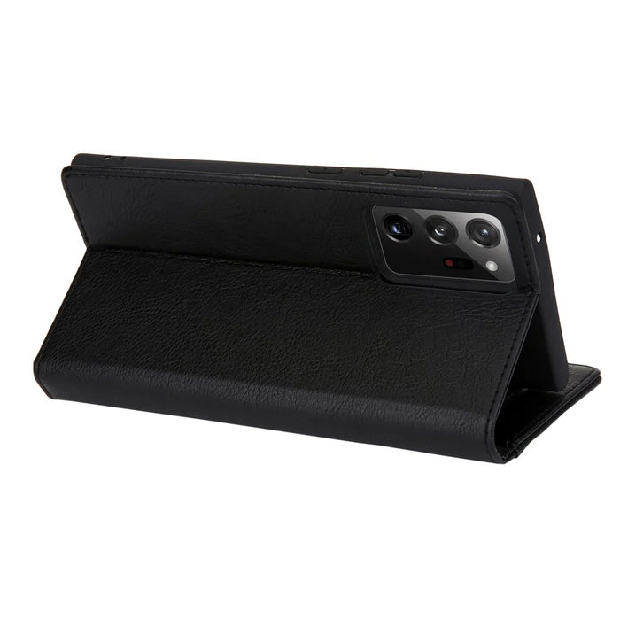 CMAI2 PU Leather Card Holder Case for Samsung Galaxy Note20 4G/5G - Black - 7