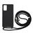 Soft Protector TPU Case with Lanyard for Samsung Galaxy Note20 4G/5G Phone Shell - Black - 1