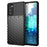 Thunder Series Twill Texture Soft TPU Phone Case for Samsung Galaxy S20 FE 4G/5G/S20 Lite/S20 FE 2022 - Black - 1
