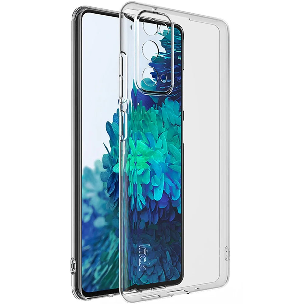 IMAK UX-5 Series Clear Soft Environmental Anti-Cracking TPU Case with Lens Protection for Samsung Galaxy S20 FE 4G/5G/S20 Lite/S20 FE 2022 - 1