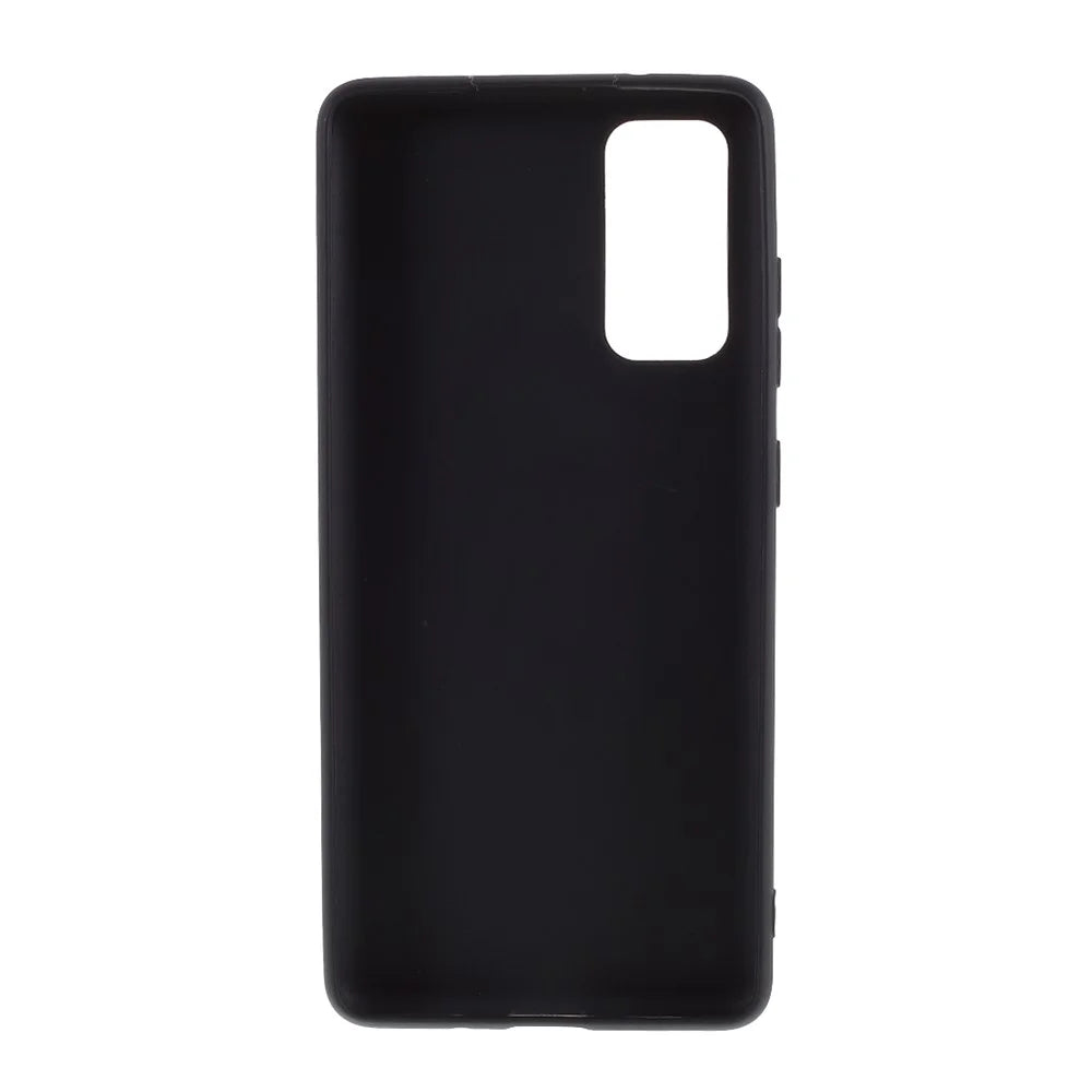 For Samsung Galaxy S20 FE 4G/5G/S20 Lite/S20 FE 2022 Soft TPU Matte Finish Coating Slim Phone Case - Black - 3