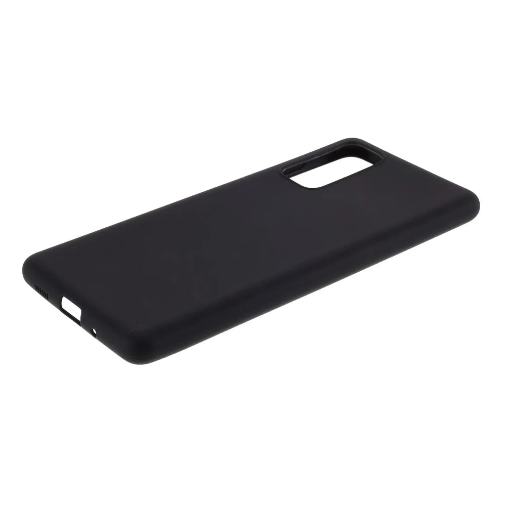For Samsung Galaxy S20 FE 4G/5G/S20 Lite/S20 FE 2022 Soft TPU Matte Finish Coating Slim Phone Case - Black - 4