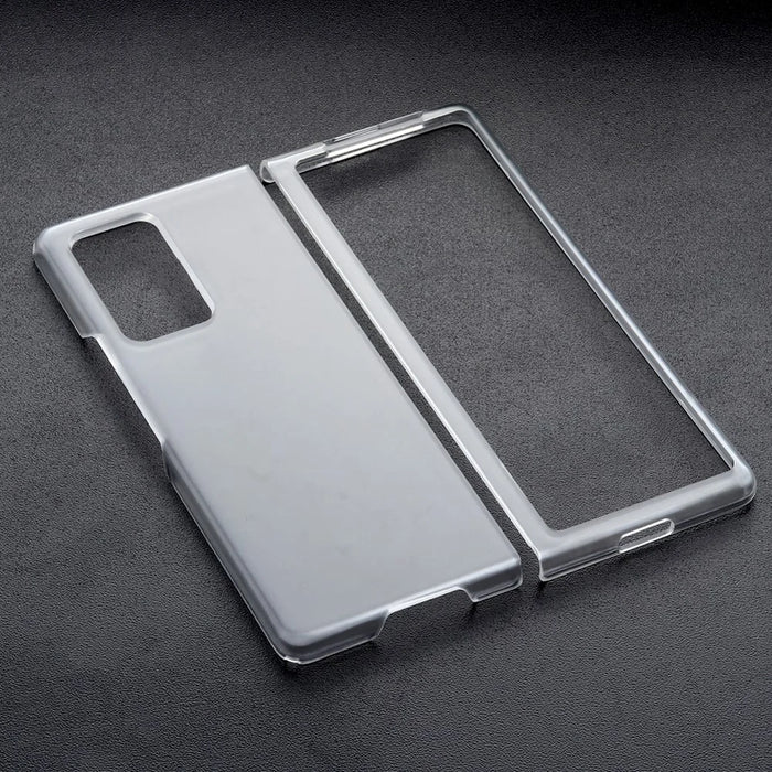 Matte Transparent PC Shell for Samsung Galaxy Z Fold2 5G - 2