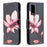 Pattern Printing Case Wallet Stand Leather Cover Protector for Samsung Galaxy S20 FE 4G/FE 5G/S20 Lite/S20 FE 2022 - Pink Flower - 4