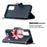 Pattern Printing Case Wallet Stand Leather Cover Protector for Samsung Galaxy S20 FE 4G/FE 5G/S20 Lite/S20 FE 2022 - Pink Flower - 5