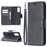 PU Leather Wallet Stand Phone Case for Samsung Galaxy S20 FE 4G/FE 5G/S20 Lite/S20 FE 2022 - Black - 1