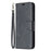 PU Leather Wallet Stand Phone Case for Samsung Galaxy S20 FE 4G/FE 5G/S20 Lite/S20 FE 2022 - Black - 2