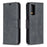 PU Leather Wallet Stand Phone Case for Samsung Galaxy S20 FE 4G/FE 5G/S20 Lite/S20 FE 2022 - Black - 4