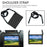 Honeycomb Texture EVA Tablet Combo Case with Shoulder Strap for Samsung Galaxy Tab S7 / S8 - Black - 2