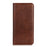 Auto-absorbed Split Leather Phone Shell for Samsung Galaxy M51 Side Fingerprint Version - Coffee - 2