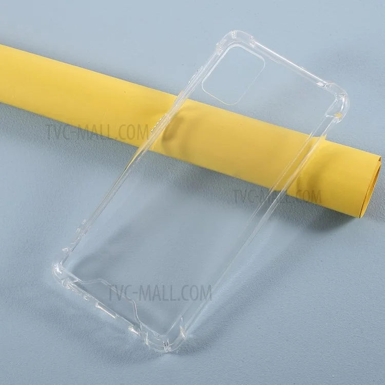 Drop-proof Glossy Acrylic + TPU Hybrid Case Shell for Samsung Galaxy A51 4G SM-A515 - Transparent - 2