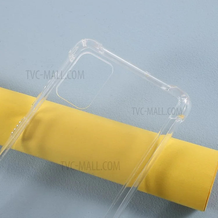 Drop-proof Glossy Acrylic + TPU Hybrid Case Shell for Samsung Galaxy A51 4G SM-A515 - Transparent - 3