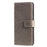 Imprint Flower Leather Shell Cover for Samsung Galaxy A42 5G - Grey - 4