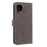 Imprint Flower Leather Shell Cover for Samsung Galaxy A42 5G - Grey - 5